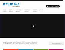 Tablet Screenshot of impirius.co.uk